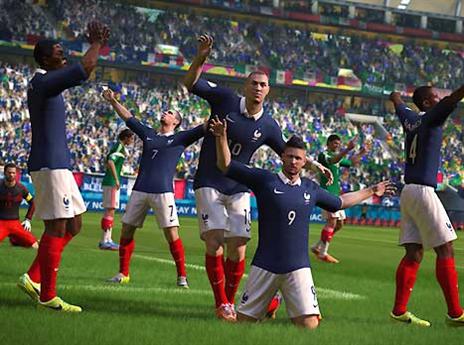 נבחרת צרפת חוגגת