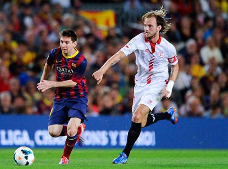 איבן רקיטיץ', בקרוב יחד עם מסי (gettyimages)