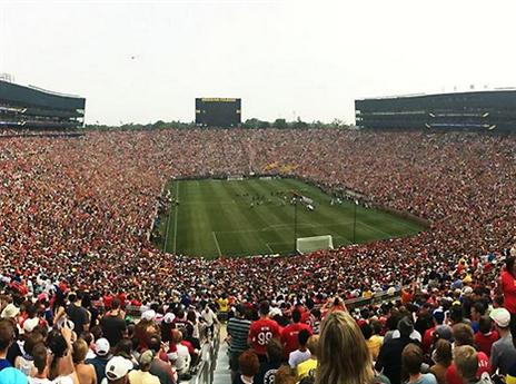 109 אלף צופים. שיא אמריקני למשחק כדורגל