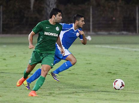 עזרא. מחצית ראשונה מצויינת (צילום: האתר הרשמי של מכבי חיפה)