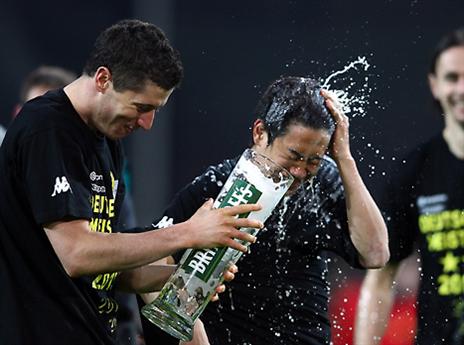 עונת האליפות ההיא. עם לבנדובסקי (gettyimages)