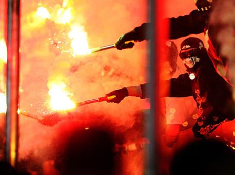 אוהדי סט. פאולי. קבלת פנים חמה (gettyimages)
