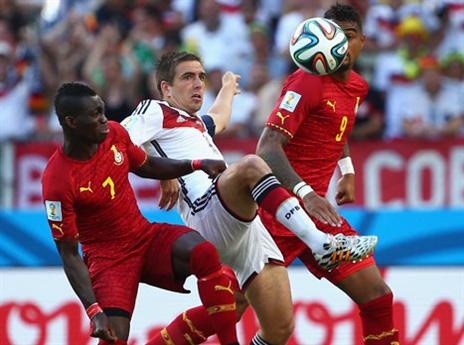 במונדיאל האחרון, גאנה עצרה אפילו את גרמניה (gettyimages)