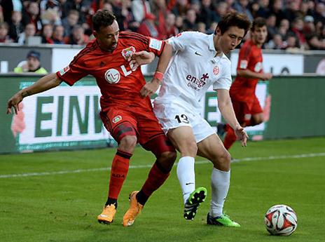 מיינץ תיסכלה את לברקוזן (GETTYIMAGES)
