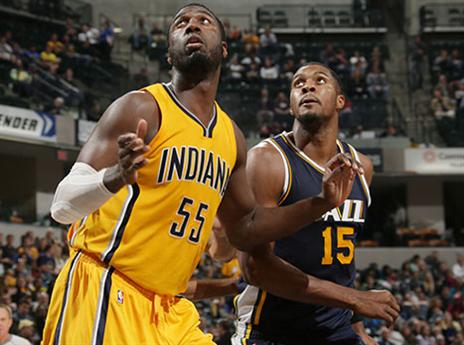 צפו בהיברט והפייסרס מנצחים (getty)