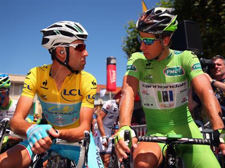 בדרך לישראל. סגאן עם ניבאלי, אלוף הטור (gettyimages)