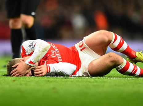 ווילשר. פציעה כואבת כפליים (getty)