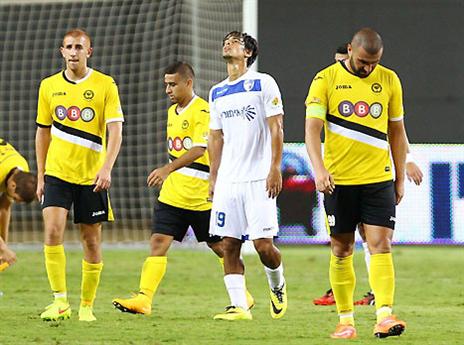 המצב לא פשוט. שחקני נתניה (עודד קרני)