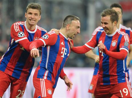 באיירן ניצלה את היתרון המספרי (getty)