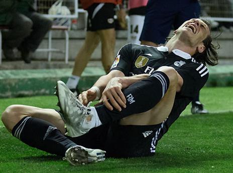 בייל, הפציעה תשפיע על הדרבי? (gettyimages)