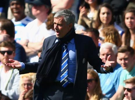 מוריניו, הרבה דקות של לחץ (gettyimages)