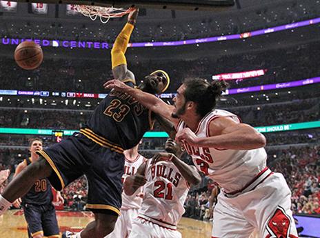 נואה ולברון. לא חברים (getty)