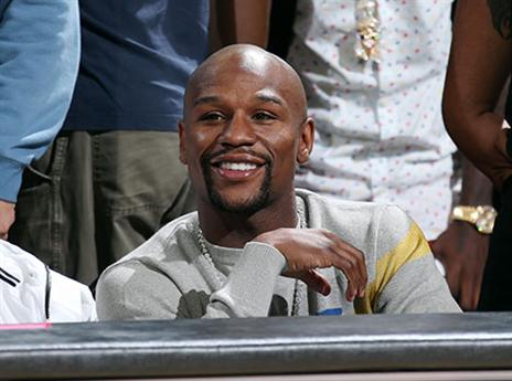 גם 'מאני' מייוות'ר נהנה מהחוויה (getty)