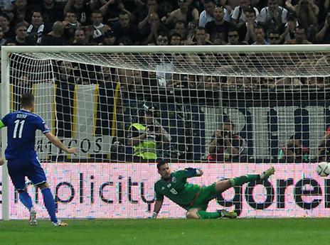 יש לו חלק קטן בשער השלישי. מרציאנו (AFP)