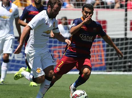 פדרו מול מאטה במשחק הראווה אתמול (gettyimages)