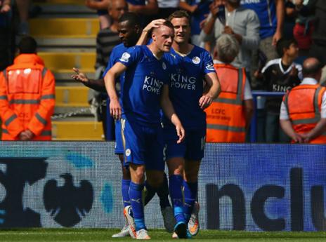 וארדי חוגג את הראשון של הכחולים בעונת 2015/16 (getty)