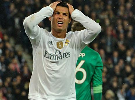 סיים עצבני, אבל לא בגלל המשחק. רונאלדו