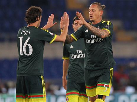 מילאן חוגגת. ניצחון חוץ מפתיע (getty)