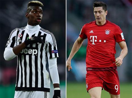 לבנדובסקי מול פוגבה. מי יהיה ברבע?