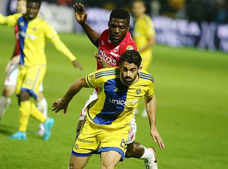 מכבי ת"א לא הצליחה להגיע למצבים מסוכנים ולחזור למשחק (אלן שיבר)