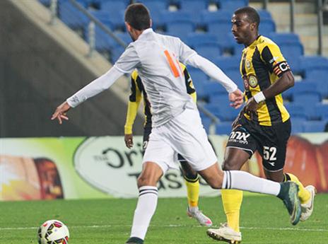 רומאריו פירס לא הצליח לעזור למכבי נתניה (עודד קרני)