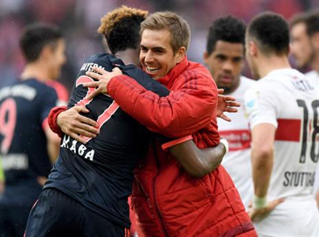 אלאבה חוגג עם פיליפ לאם (gettyimages)