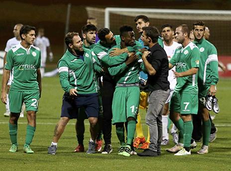 התקשה להירגע בסיום. צ'יבוטה (צילום: אלן שיבר)