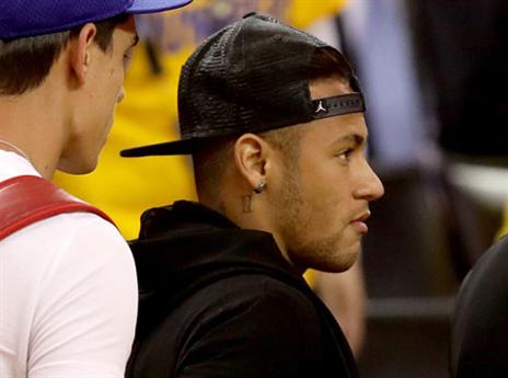 ניימאר הגיע לבקר (Getty)