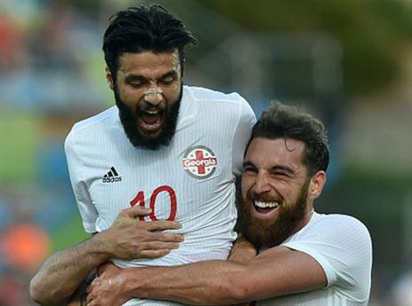 ניצחון ענק לגאורגים (gettyimages)