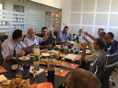 ישיבת המנהלת, היום (צילום: מנהלת הליגה)