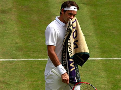 פדרר הוא המבוגר ביותר שמגיע לחצי גמר ווימלבדון מאז 1974 (getty)