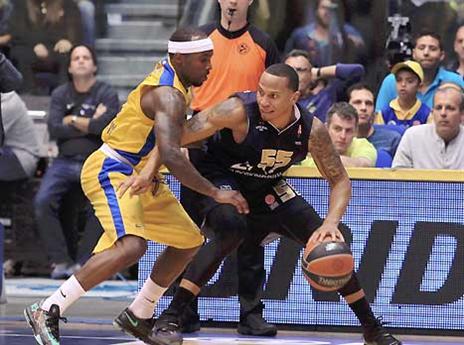 ג'רלס מהסדרה הזכורה מול מכבי ת"א (אלן שיבר)