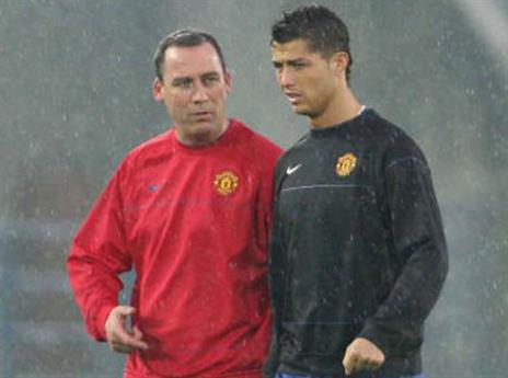 עם רונאלדו. "שינה את התפיסה שלי לגבי כדורגל" (Getty)