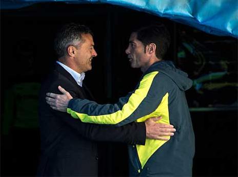 המאמן העוזב ומחליפו. מרסלינו ואסקריבה (gettyimages)