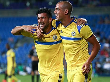 בן חיים חוגג צמד מול רעננה. אמור להיעדר (צילום: דני מרון)