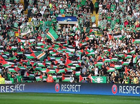 ההפגנה של אוהדי סלטיק. האירים ייקחו השראה (getty)