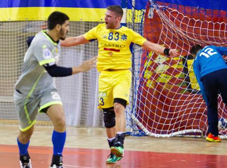 כוכב המשחק. חן פומרנץ (צילום: יועד כהן, איגוד הכדוריד)