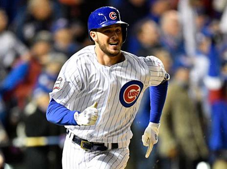 קריס בראיינט רגע אחרי ההום ראן (GETTY)