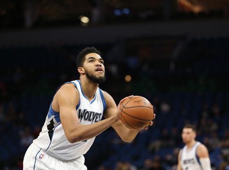 משחק נהדר. קארל אנתוני טאונס (getty)
