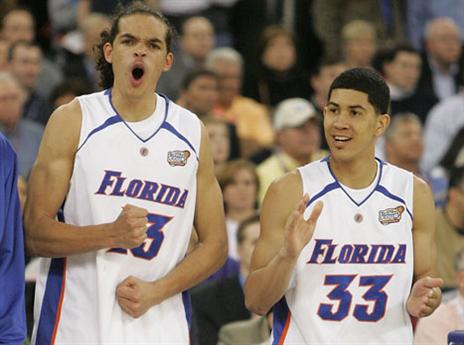 הוארטס בימי המכללות בפלורידה עם ג'ואקים נואה. מסלולי קריירה שונים, בלשון המעטה (Getty)