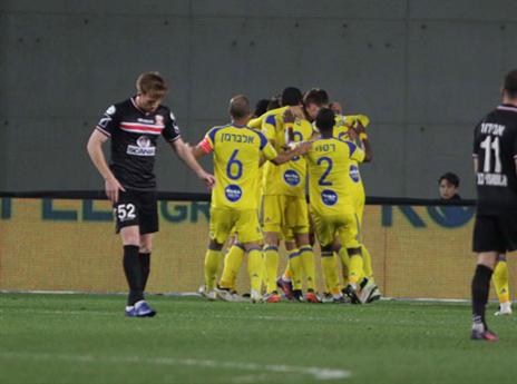 ניצחו, אבל הזיעו. שחקני מכבי ת"א