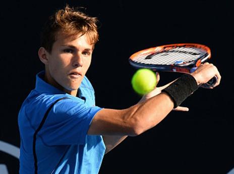 פירוש. המערכה הראשונה מול עוליאל הייתה הראשונה שהוא מפסיד בטורניר (Getty)