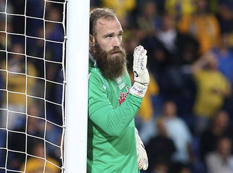 משחק אחד ודי. עמוס יחזור לשער (צילום: אלן שיבר)