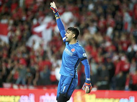 שוער העונה, למרות הפועל ת"א. אריאל הרוש (צילום: אלן שיבר)