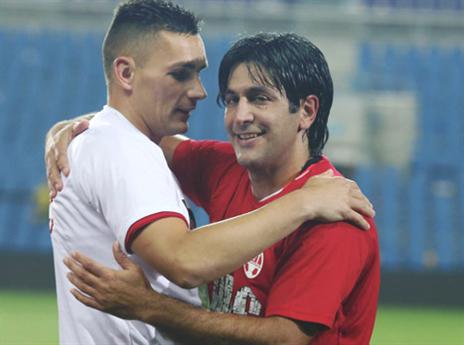 ברדה והובאן ברגע אינטימי (צילום: אלן שיבר)