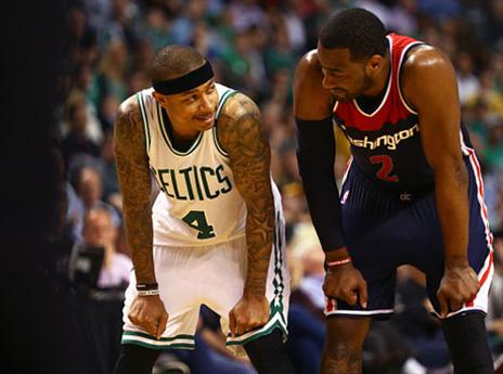 קרב אדיר בין שני האולסטארים. וול (מימין) ותומאס (getty)