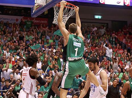 ירושלים התקשתה לעצור את ההתקפה הירוקה בחצי הראשון (אלן שיבר)