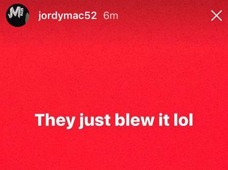 הפוסט של מקריי בחשבון האינסטגרם (צילום מסך)