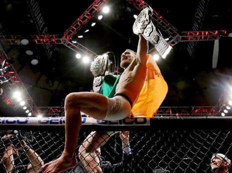 באוקטגון אין לו מתחרים. מקגרגור (getty)