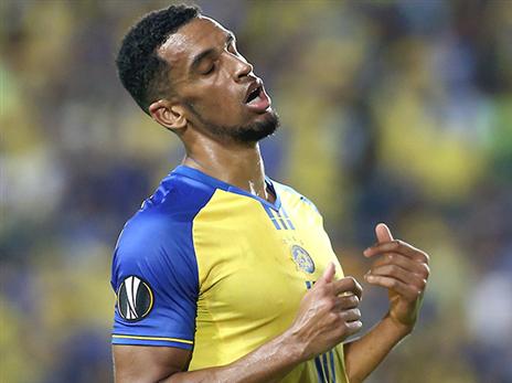 בלקמן מתוסכל. מכבי ת"א הסתפקה בנקודה (אלן שיבר)